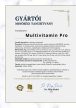 MULTIVITAMIN PRO – komplex immun-támogató, 3000 gramm